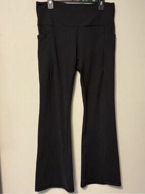 Avia Black Flared Yoga Pants